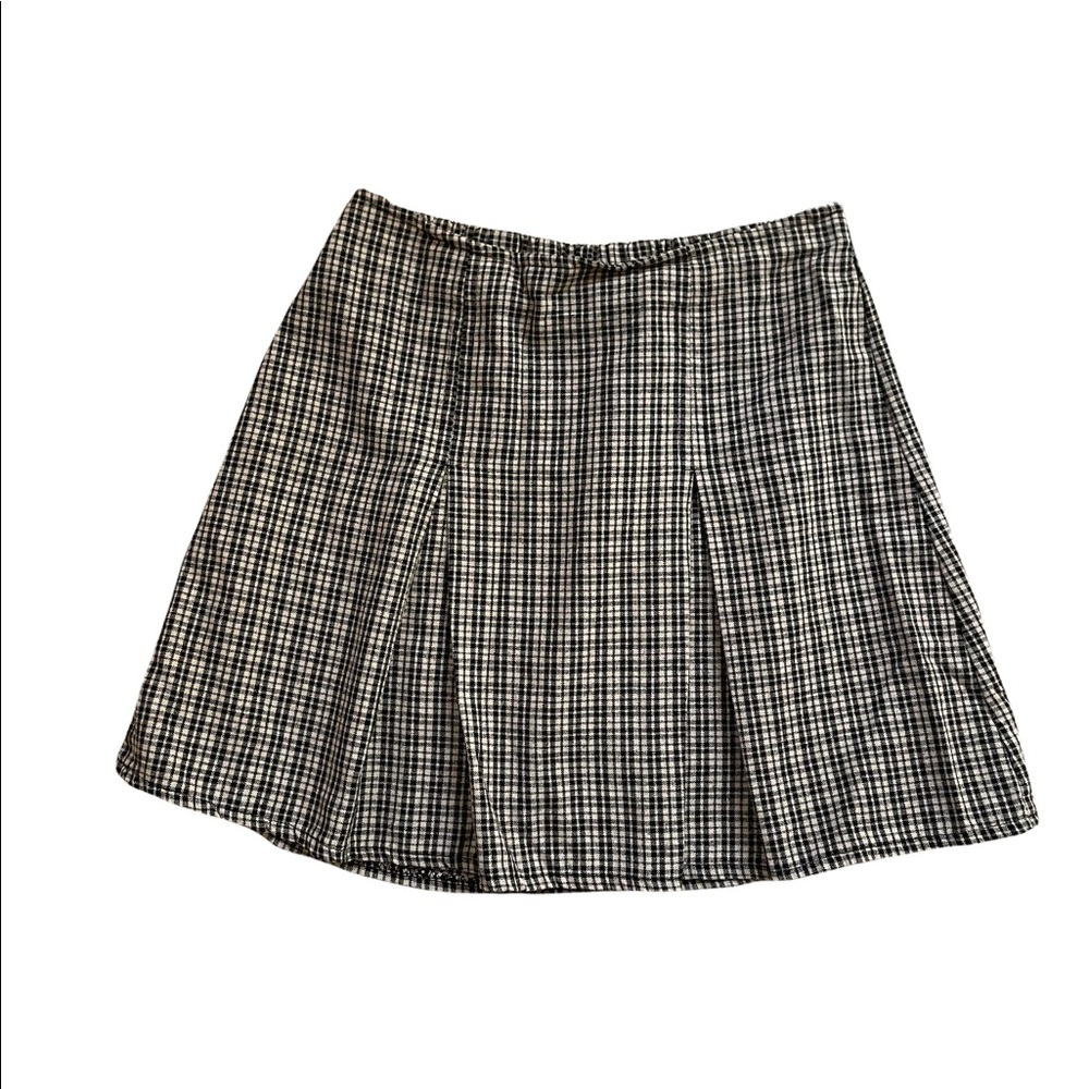 BRANDY MELVILLE | Kaitlee plaid pleated mini skirt